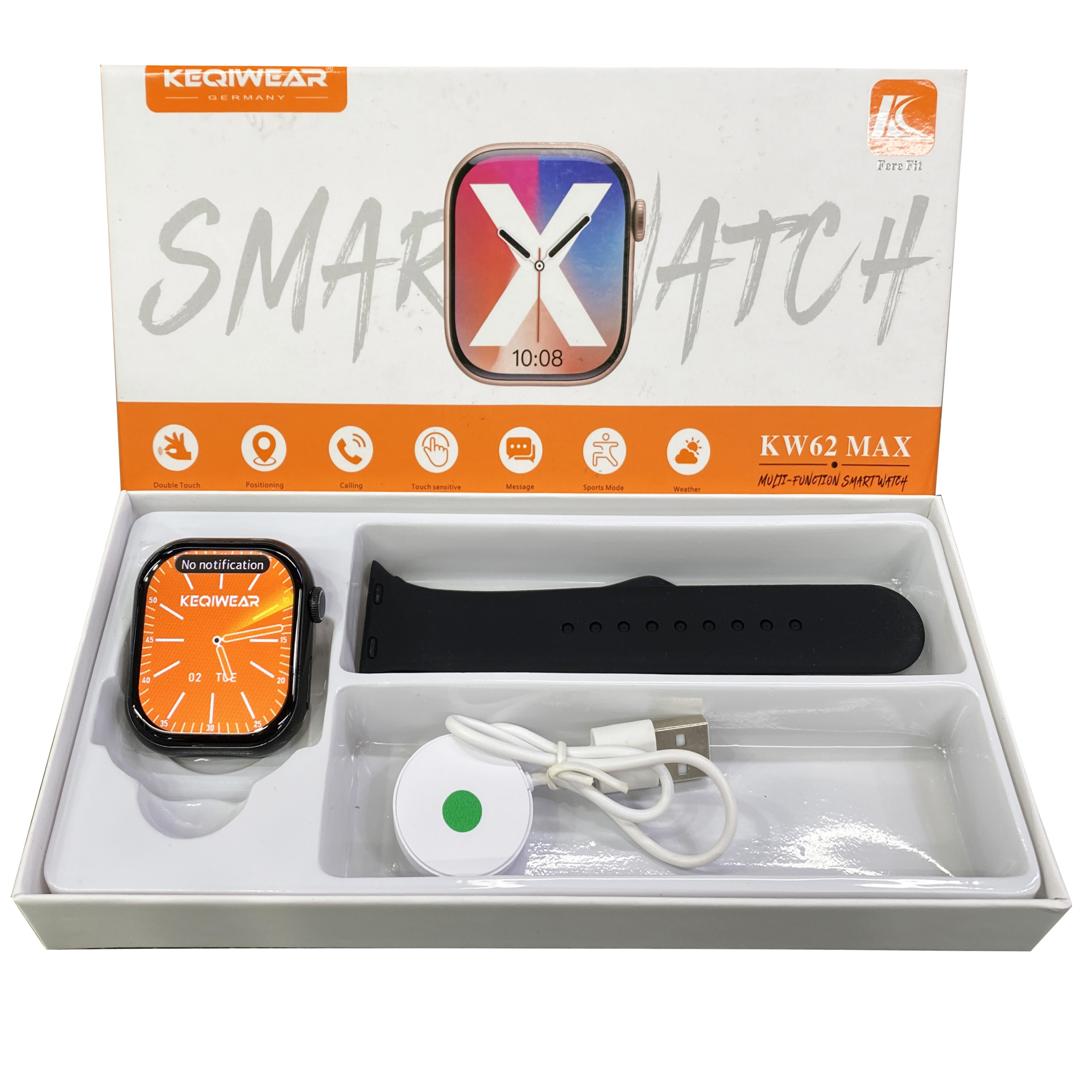 Keqiwear KW62 Max BT Calling Smart Watch