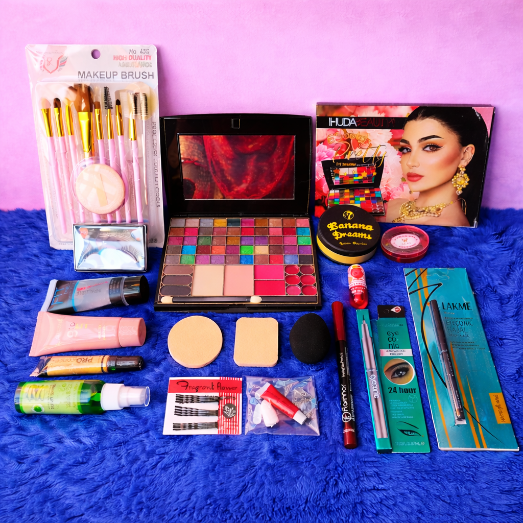 17 Pcs Makeup Combo Kit – Complete Beauty Set