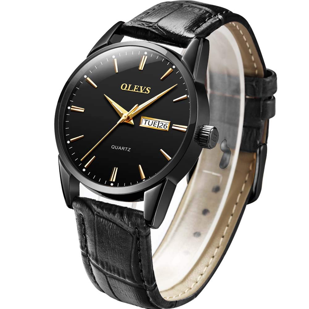 Olevs Watch with Leather Belt