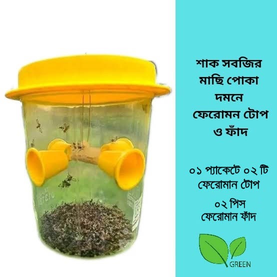 Pheromones trap box (IBT-03) 02 pieces for vegetables