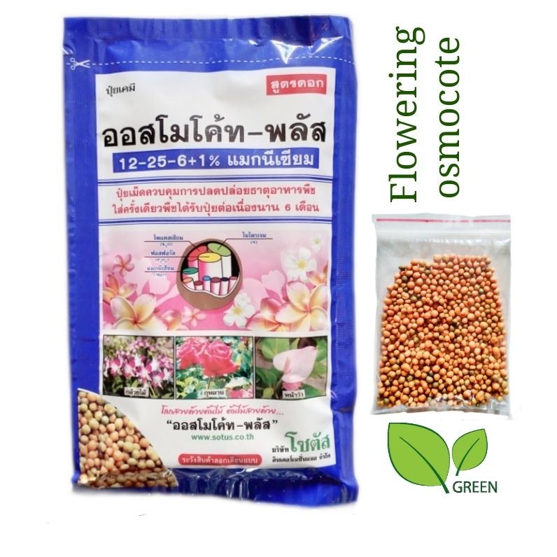 Osmocote fertilizer 12-25-6+1% flowering repack 25 gram