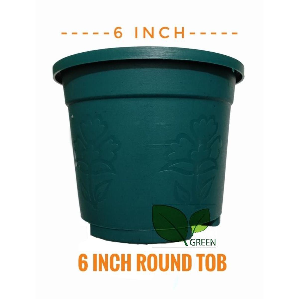 Tob 6 inch plastic 04 pieces round