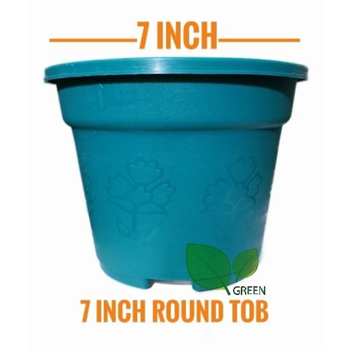 Tob 7 inch plastic 03 pieces round